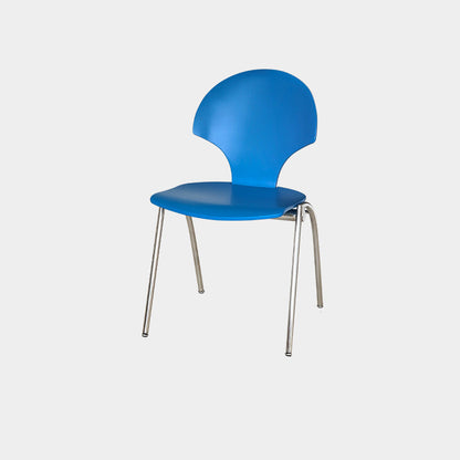 Modern Minimalist Curved Solid Wood Multi-layer Panel Stainless Steel Lounge Chair Backrest For Living Room