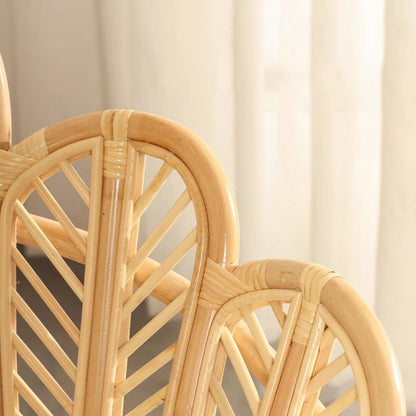 Handcrafted Indonesian Rattan Accent Chair - Boho Handwoven And Breathable Comfort For Living Room & Bedroom