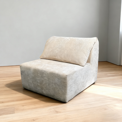 Flexible & Compact Compressible Sofa - Nordic 35D High Resilience Sponge, Frame-Free, Space-Saving For Living Room & Bedroom