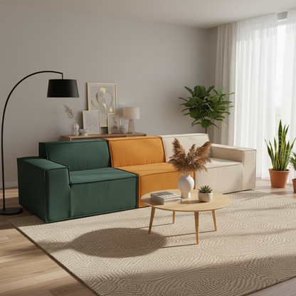 Multi-Functional Compressible Sofa - Nordic Perfect For Small Spaces & Easy Storage For Living Room & Bedroom