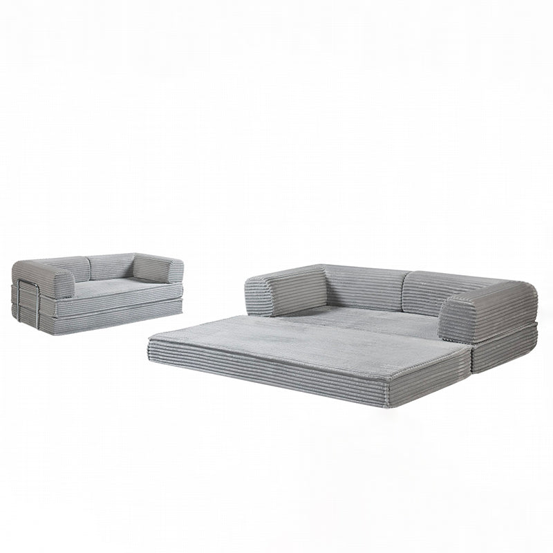 Space-Saving Compression Sofa Bed - Nordic Comfortable, Supportive & No Assembly Required For Living Room & Bedroom