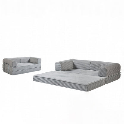 Space-Saving Compression Sofa Bed - Nordic Comfortable, Supportive & No Assembly Required For Living Room & Bedroom