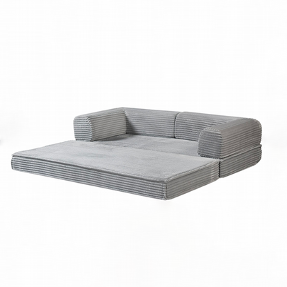 Space-Saving Compression Sofa Bed - Nordic Comfortable, Supportive & No Assembly Required For Living Room & Bedroom