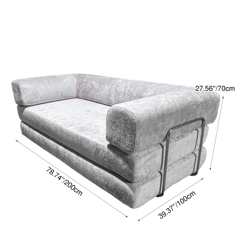 Space-Saving Compression Sofa Bed - Nordic Comfortable, Supportive & No Assembly Required For Living Room & Bedroom