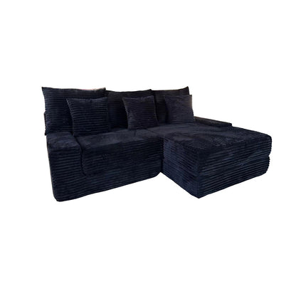 Multifunctional Space-Efficient Compression Sofa - Nordic Ergonomic Design With 35D High-Resilience Sponge