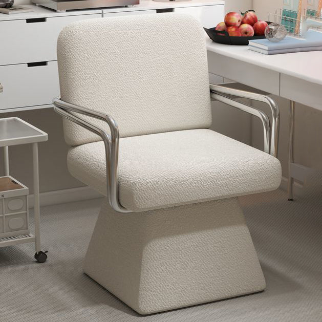 Modern Minimalist Velvet Solid Wood Plywood Steel Swivel Accent Chair Backrest Armrest For Living Room