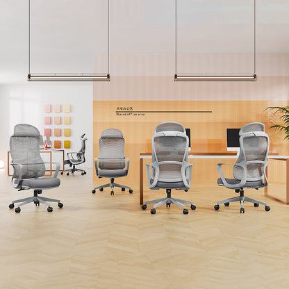 Stylish & Comfortable High Back Desk Chair - Minimalist Breathable Mesh & Premium Lumbar Support For Home Office