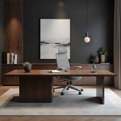 Premium Ergonomic Office Desk Chair - Minimalist High-Back Manager Chair With 2D Headrest & SGS Certified Gas Lift For Home Office