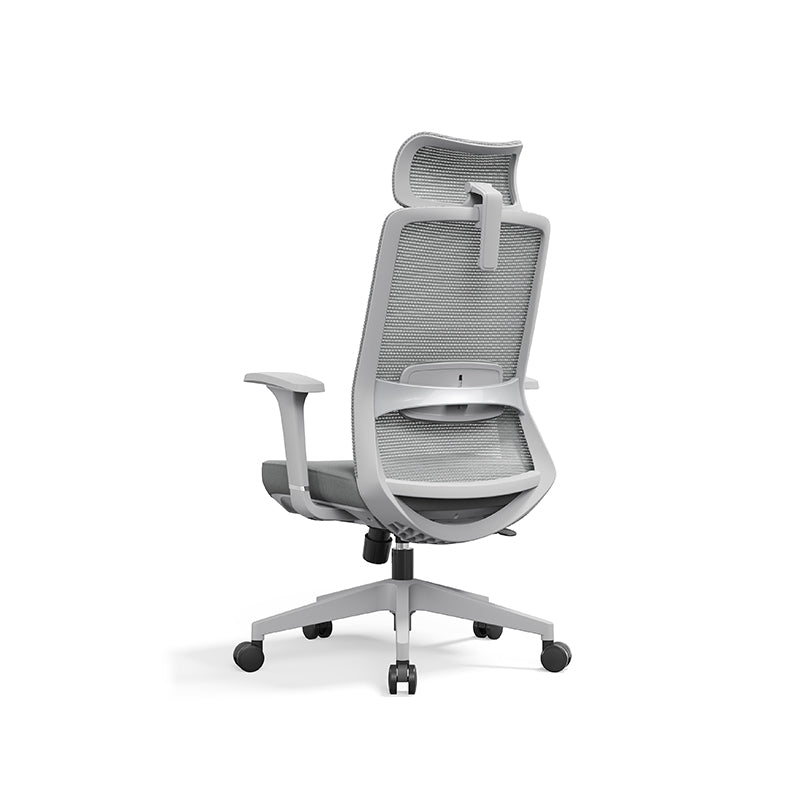 Premium Ergonomic Office Desk Chair - Minimalist High-Back Manager Chair With 2D Headrest & SGS Certified Gas Lift For Home Office