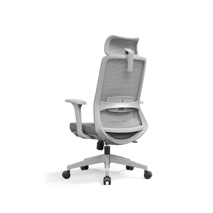 Premium Ergonomic Office Desk Chair - Minimalist High-Back Manager Chair With 2D Headrest & SGS Certified Gas Lift For Home Office