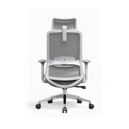 Ergonomic Adjustable Manager Desk Chair - Minimalist Durable High-Back Chair With 4D Adjustable Armrests & Silent Casters For Home Office