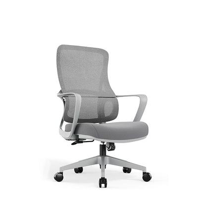 High-Quality Ergonomic Breathable Mesh Desk Chair - Minimalist Comfortable & Durable Office Chair With Lumbar Support & Silent Casters For Home Office