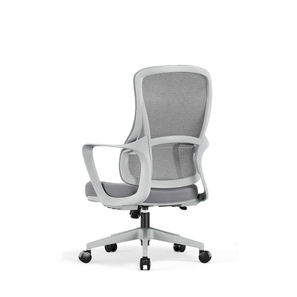High-Quality Ergonomic Breathable Mesh Desk Chair - Minimalist Comfortable & Durable Office Chair With Lumbar Support & Silent Casters For Home Office