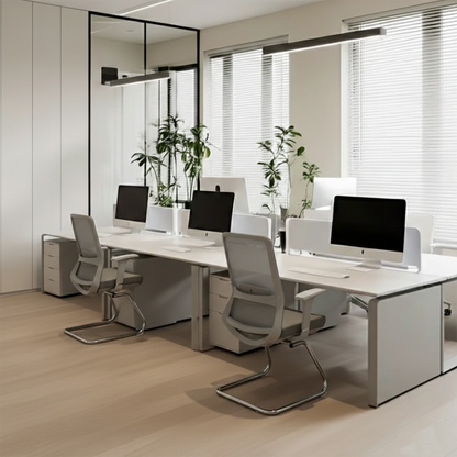 Breathable Mesh & Adjustable Back Support Desk Chair - Minimalist Stylish Executive Chair With Durable Steel Frame For Home Office