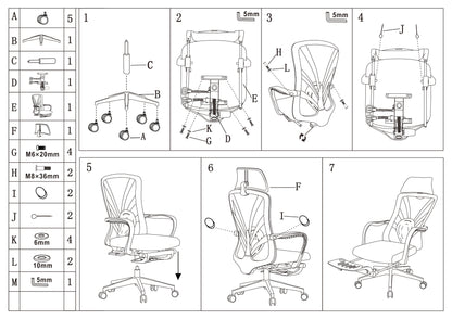 Ergonomic Peacock Back Chair With Adjustable Headrest & Lumbar Support Desk Chair - Minimalist Resting Chair With 150° Recline & High-Density Sponge For Maximum Comfort For Home Office