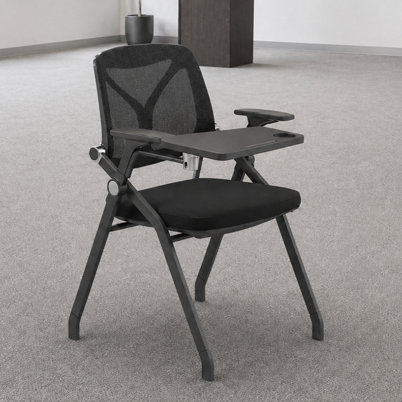 Comfortable Ergonomic Office Desk Chair - Minimalist Premium Mesh Back, Adjustable Armrests & Flip-Up Seat, Durable Frame For Home Office