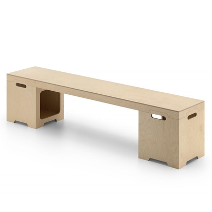 Japanese Modular Birch Plywood End Table - Stackable Storage Boxer Suit For Home Office