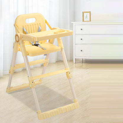 Modern Minimalist Rectangular Adjustable PU Leather PP Carbon Steel Kid Dining Chair Backrest Armrest For Dining Room