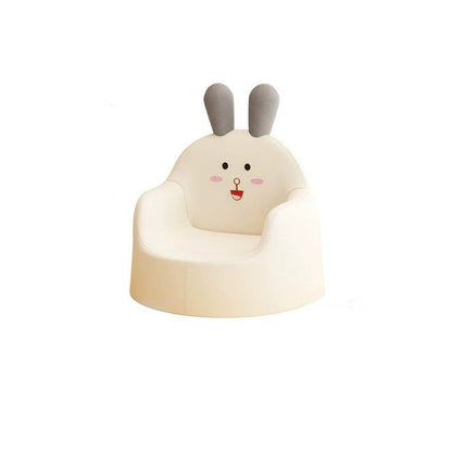 Contemporary Creative Curved Animal-Shaped PU Leather Knit Sponge Kids Accent Chair Backrest Armrest For Living Room