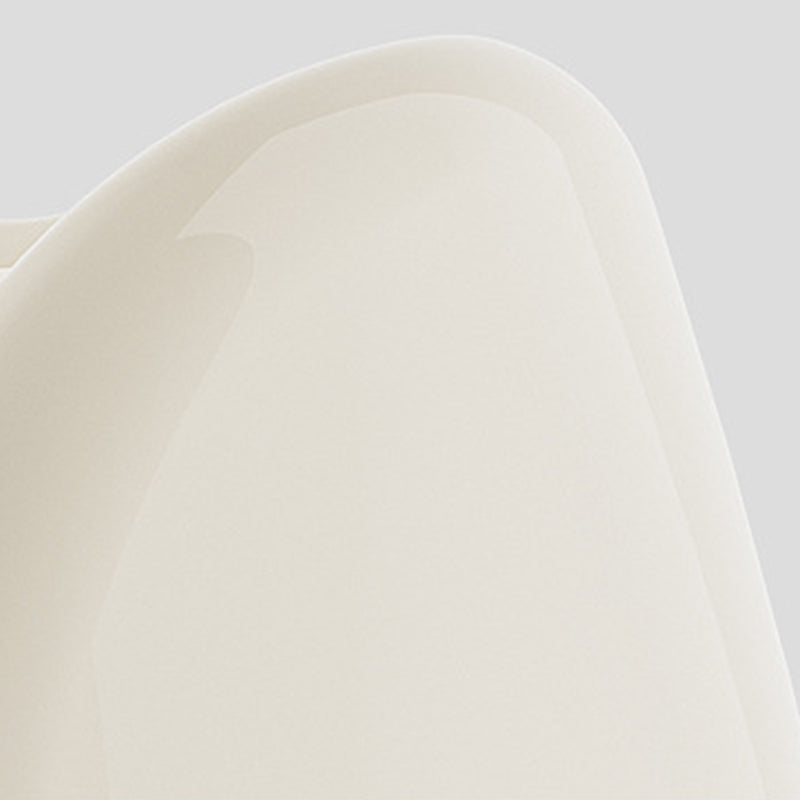 Modern Minimalist Kids Curved PET Low Stool Backrest Armrest For Living Room