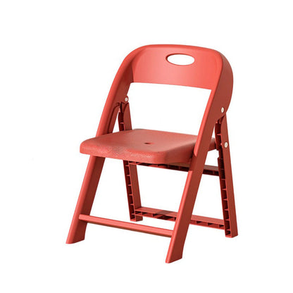 Modern Minimalist Square PP Foldable Backrest Kids Low Stool For Living Room