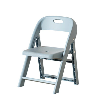 Modern Minimalist Square PP Foldable Backrest Kids Low Stool For Living Room