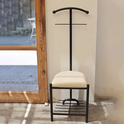 Modern Minimalist Carbon Steel Fabric Sponge Cushion Chair Backrest For Living Room