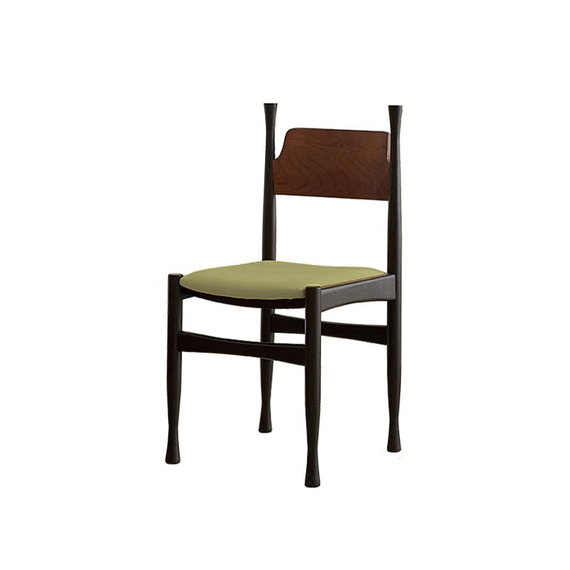 Traditional Vintage Square Cushion Solid Wood Velvet Sponge Dining Chair Backrest For Dining Room