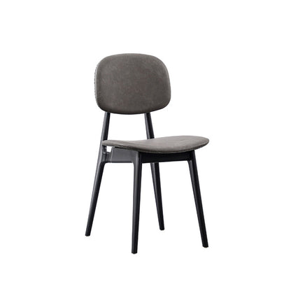 Modern Minimalist Curved Seat Cushion Polypropylene Synthetic Fabric Sponge Dining Chair Backrest For Dining Room
