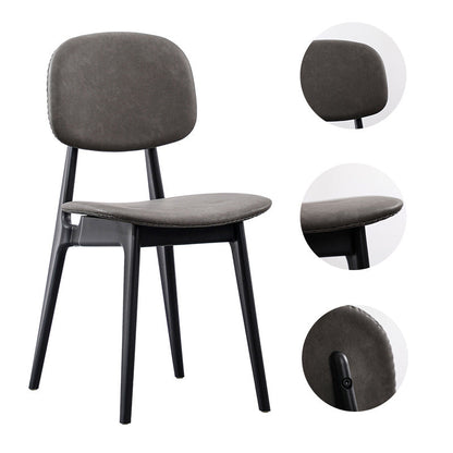 Modern Minimalist Curved Seat Cushion Polypropylene Synthetic Fabric Sponge Dining Chair Backrest For Dining Room