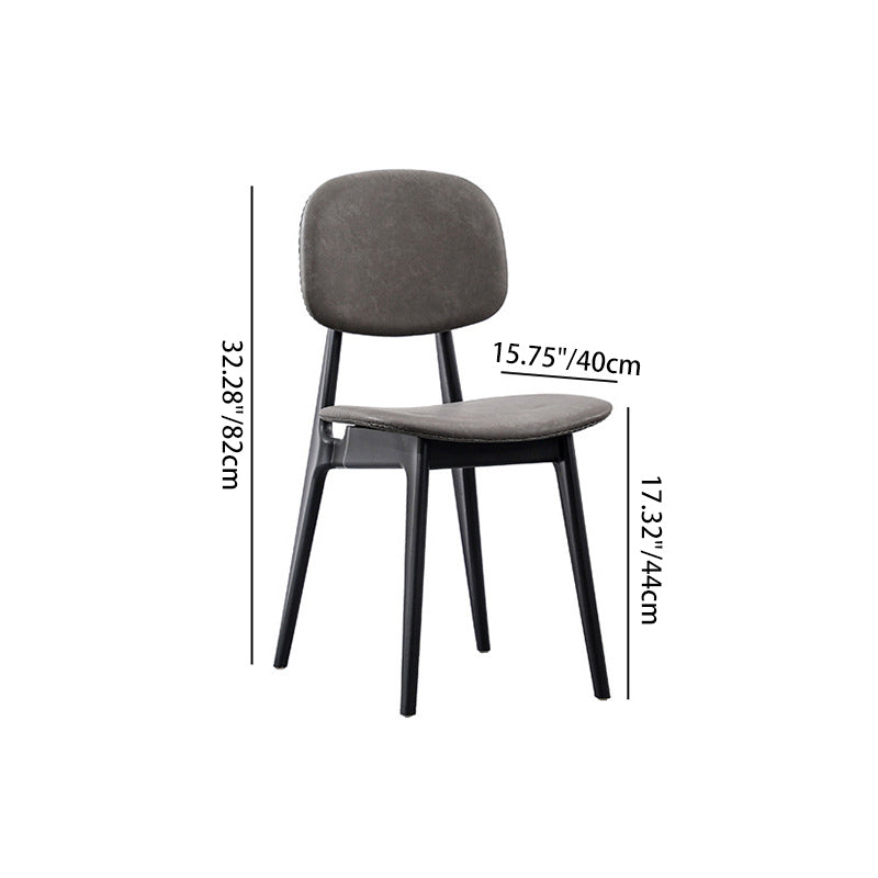 Modern Minimalist Curved Seat Cushion Polypropylene Synthetic Fabric Sponge Dining Chair Backrest For Dining Room