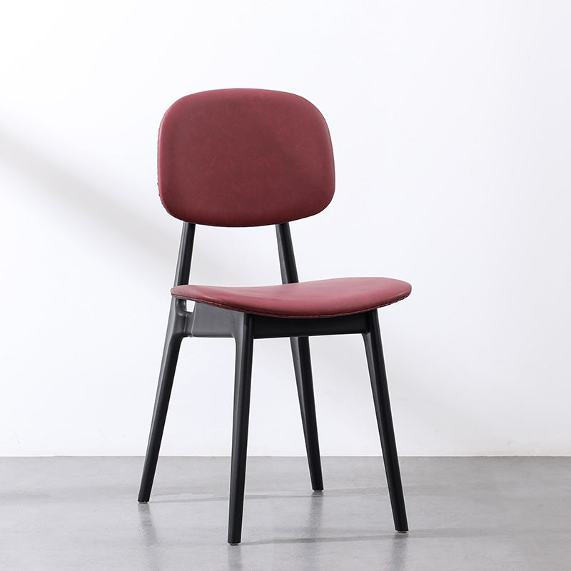 Modern Minimalist Curved Seat Cushion Polypropylene Synthetic Fabric Sponge Dining Chair Backrest For Dining Room