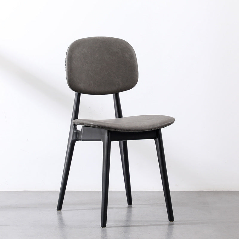 Modern Minimalist Curved Seat Cushion Polypropylene Synthetic Fabric Sponge Dining Chair Backrest For Dining Room
