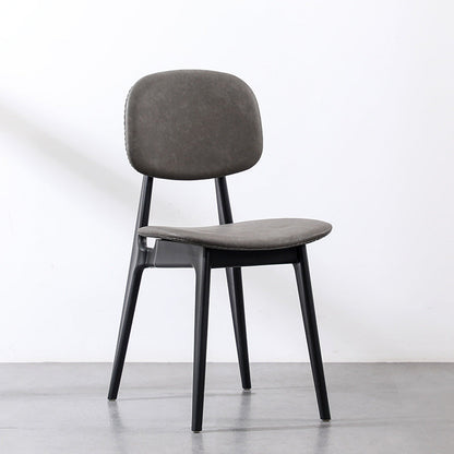 Modern Minimalist Curved Seat Cushion Polypropylene Synthetic Fabric Sponge Dining Chair Backrest For Dining Room
