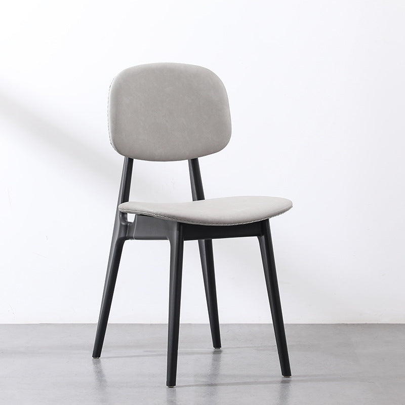 Modern Minimalist Curved Seat Cushion Polypropylene Synthetic Fabric Sponge Dining Chair Backrest For Dining Room
