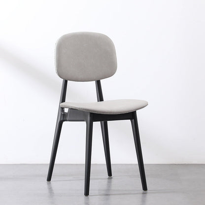 Modern Minimalist Curved Seat Cushion Polypropylene Synthetic Fabric Sponge Dining Chair Backrest For Dining Room