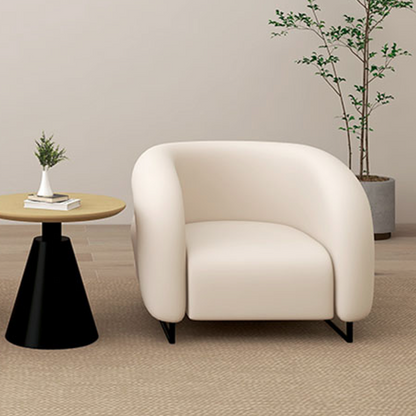 Modern Luxury Square Rectangular Solid Wood Plywood Carbon Steel Velvet Accent Chair Backrest Armrest For Living Room