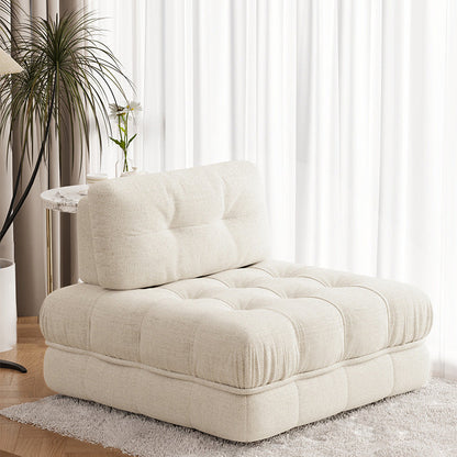 Modern Minimalist Square Rectangular Solid Wood Pebble Velvet Fine Linen Suede Velvet Oil Wax Leather Removable Sofa Backrest Footrest For Living Room