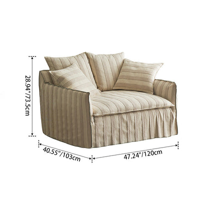 Contemporary Nordic Square Rectangular Velvety Textured Fabric Pine Wood Solid Wood Plywood Sofa Backrest Armrest For Living Room