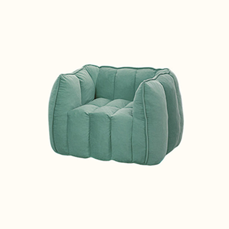 Modern Minimalist Rectangular Velvet Rebound Sponge Compressible Kid Lazy Sofa Backrest Armrest For Living Room