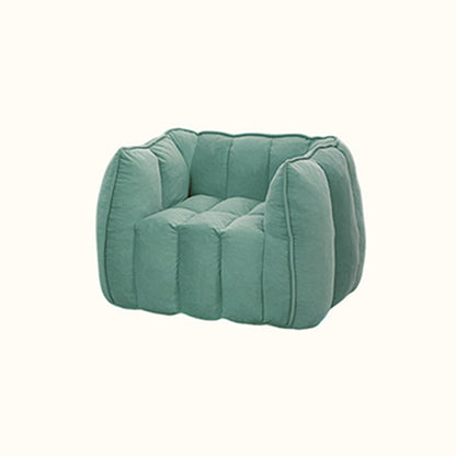 Modern Minimalist Rectangular Velvet Rebound Sponge Compressible Kid Lazy Sofa Backrest Armrest For Living Room