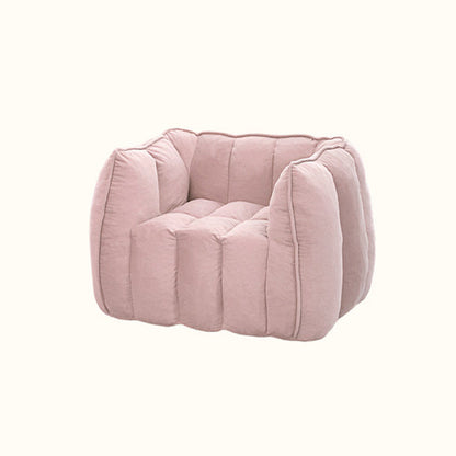 Modern Minimalist Rectangular Velvet Rebound Sponge Compressible Kid Lazy Sofa Backrest Armrest For Living Room