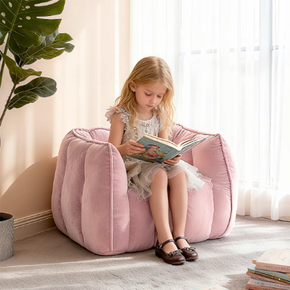 Modern Minimalist Rectangular Velvet Rebound Sponge Compressible Kid Lazy Sofa Backrest Armrest For Living Room
