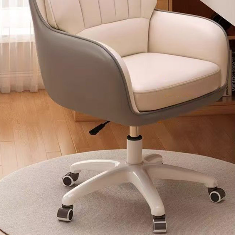 Modern Minimalist Square Rectangular Cat Scratch Leather Nylon Iron Solid Wood Plywood Swivel Height Adjustable Movable Desk Chair Backrest Armrest For Home Office