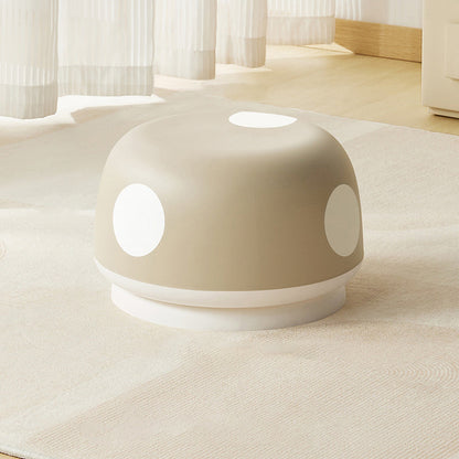 Contemporary Creative Kids PP Plastic Mushroom Shape Round Low Stool Stackable For Entryways, Living Room, Bedroom