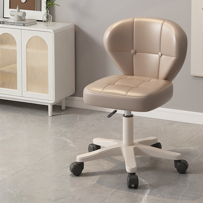 Modern Simplicity Adjustable Shell Shape Square Foam PU Leather Iron Desk Chair Backrest Armrest For Home Office