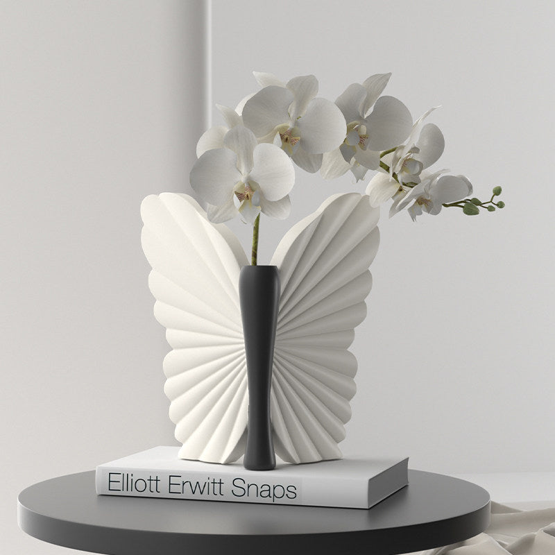 Modern Art Deco Resin Butterfly-shaped Table Decor For Living Room & Bedroom
