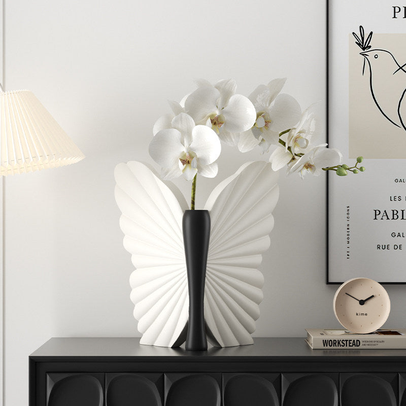 Modern Art Deco Resin Butterfly-shaped Table Decor For Living Room & Bedroom