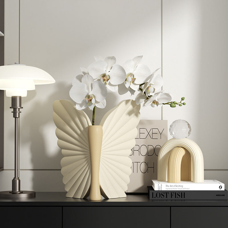 Modern Art Deco Resin Butterfly-shaped Table Decor For Living Room & Bedroom
