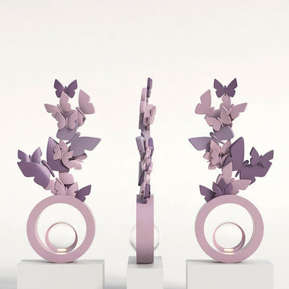 Modern Art Deco Resin Butterfly-shaped Table Decor For Living Room & Entryway